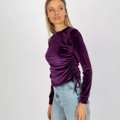 JEANS Pitkähihaiset Paidat>Lakerta Jazlyn velourpaita violetti