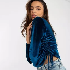 JEANS Pitkähihaiset Paidat></noscript>Lakerta Jazlyn velourpaita marine