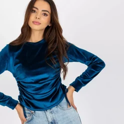 JEANS Pitkähihaiset Paidat></noscript>Lakerta Jazlyn velourpaita marine
