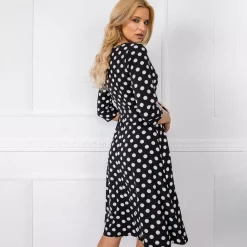 JEANS Minimekot>Lakerta Kathleen mekko pallokuvio musta