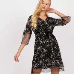 JEANS Minimekot></noscript>Lakerta Rosalie mekko musta