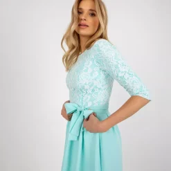 JEANS Minimekot></noscript>Lakerta Vanessa mekko vyöllä minttu