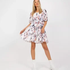 JEANS Minimekot>Lakerta Wera kuvioitu mekko valkoinen
