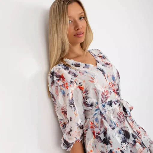 JEANS Minimekot>Lakerta Wera kuvioitu mekko valkoinen