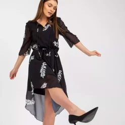 JEANS Minimekot></noscript>Lakerta Yareli kukkamekko musta