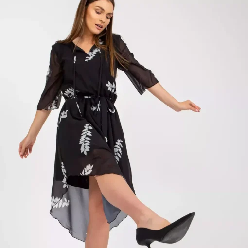 JEANS Minimekot>Lakerta Yareli kukkamekko musta