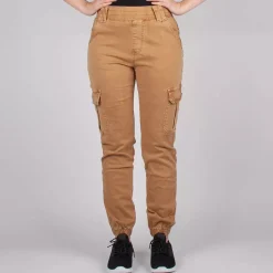 JEANS Housut>LD Style cargohousut kameli
