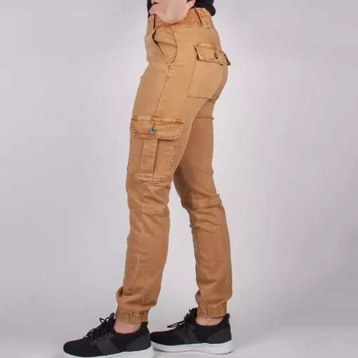 JEANS Housut>LD Style cargohousut kameli
