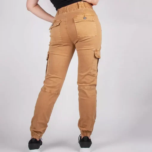 JEANS Housut>LD Style cargohousut kameli