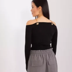 JEANS Pitkähihaiset Paidat>Lefon Keira superstretch neulospaita musta
