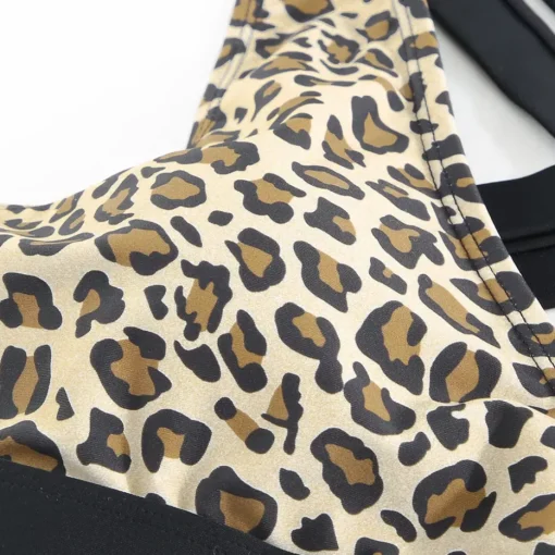 JEANS Uima-asut>Leopardikuvioinen bikinisetti ruskea