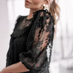 JEANS Minimekot></noscript>Lily Ayda juhlamekko musta