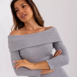 JEANS Pitkähihaiset Paidat></noscript>Lily Rose Aada ribbipaita v.harmaa