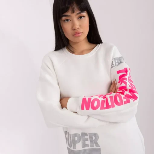 JEANS Pitkähihaiset Paidat>Lily Rose Tokyo collegepaita valkoinen