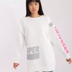 JEANS Pitkähihaiset Paidat>Lily Rose Tokyo collegepaita valkoinen