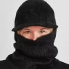 JEANS Talvipäähineet>Lipallinen balaclava pipo musta