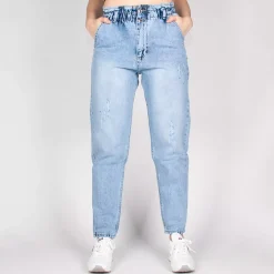 JEANS Farkut>Lose Andreina Mom farkut vaaleansininen