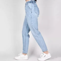 JEANS Farkut></noscript>Lose Andreina Mom farkut vaaleansininen
