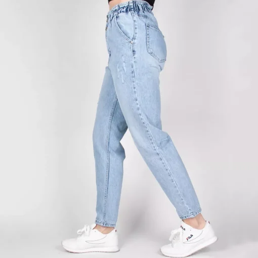 JEANS Farkut>Lose Andreina Mom farkut vaaleansininen
