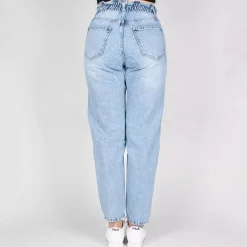 JEANS Farkut></noscript>Lose Andreina Mom farkut vaaleansininen