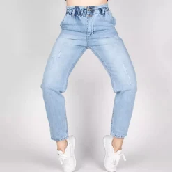 JEANS Farkut></noscript>Lose Andreina Mom farkut vaaleansininen