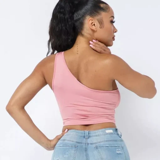 JEANS Lyhythihaiset Paidat Ja Topit>Love J Reea toppi tumma roosa