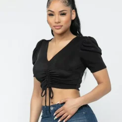 JEANS Lyhythihaiset Paidat Ja Topit>Love J Senja paita musta
