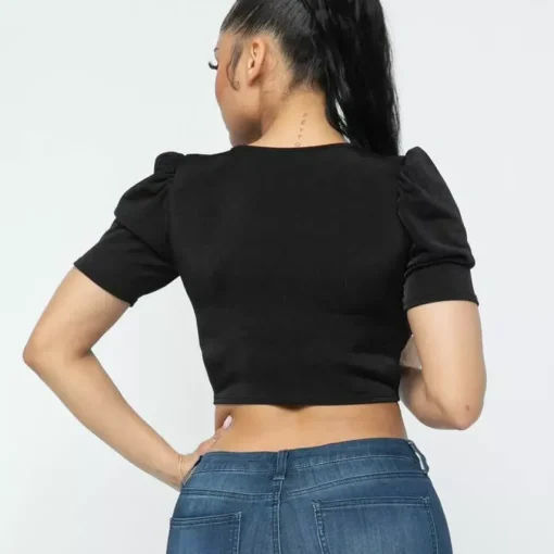 JEANS Lyhythihaiset Paidat Ja Topit>Love J Senja paita musta
