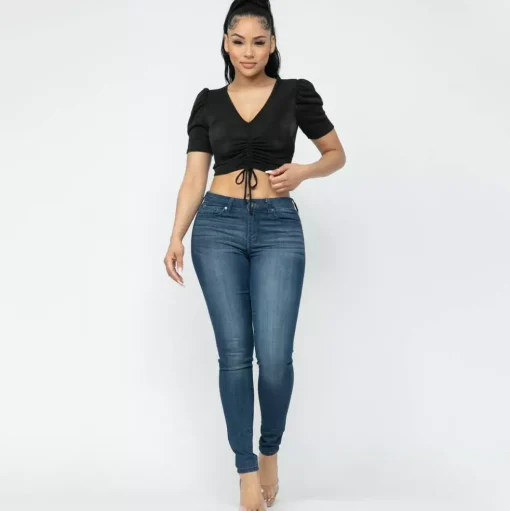 JEANS Lyhythihaiset Paidat Ja Topit>Love J Senja paita musta