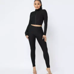 JEANS Pitkähihaiset Paidat | Leggingsit>Love J Toya - setti musta
