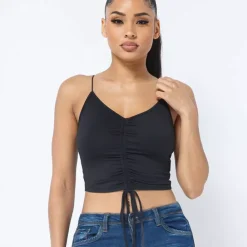 JEANS Lyhythihaiset Paidat Ja Topit>Love J Wera trikootoppi musta