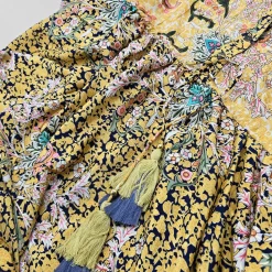 JEANS Maksimekot></noscript>Malkaa Bohemia maksimekko mustard
