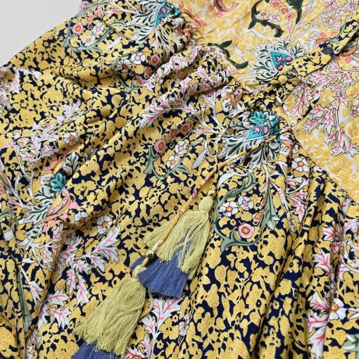 JEANS Maksimekot>Malkaa Bohemia maksimekko mustard