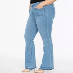 JEANS Farkut | Plus!></noscript>Marivy Flare stretchfarkut vaaleansininen