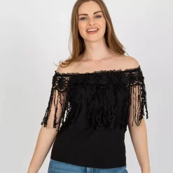 JEANS Lyhythihaiset Paidat Ja Topit>MF Anastasia paita musta