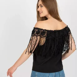 JEANS Lyhythihaiset Paidat Ja Topit></noscript>MF Anastasia paita musta