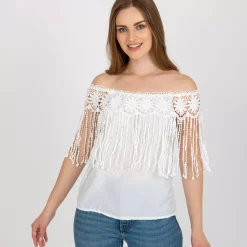 JEANS Lyhythihaiset Paidat Ja Topit></noscript>MF Anastasia paita valkoinen