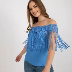JEANS Lyhythihaiset Paidat Ja Topit>MF Anastasia paita v.sininen