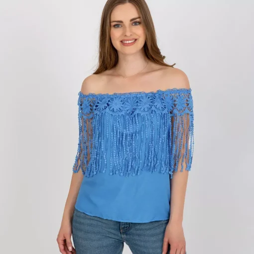 JEANS Lyhythihaiset Paidat Ja Topit>MF Anastasia paita v.sininen