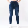JEANS Farkut>Miss Bon Cargo stretchfarkut t.sininen