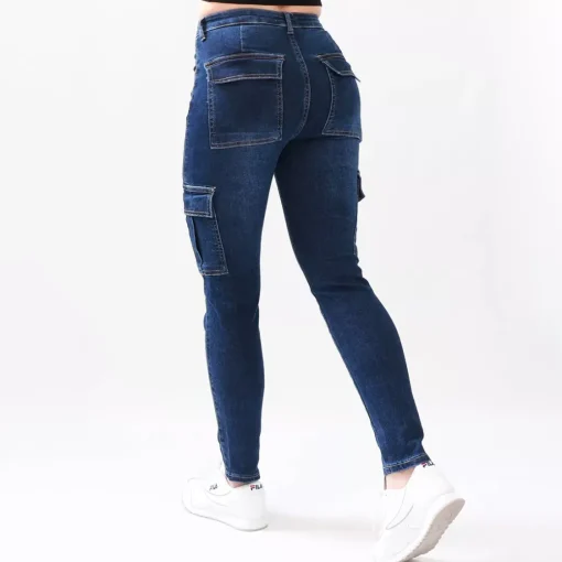 JEANS Farkut>Miss Bon Cargo stretchfarkut t.sininen