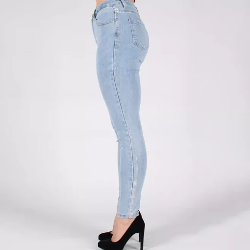 JEANS Farkut>Miss Bon Glamorous stretchfarkut vaaleansininen