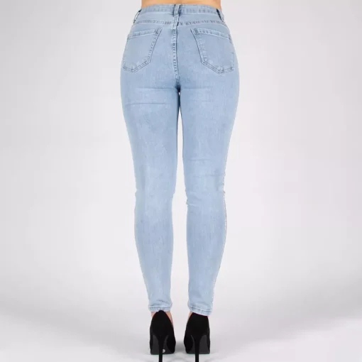 JEANS Farkut>Miss Bon Glamorous stretchfarkut vaaleansininen