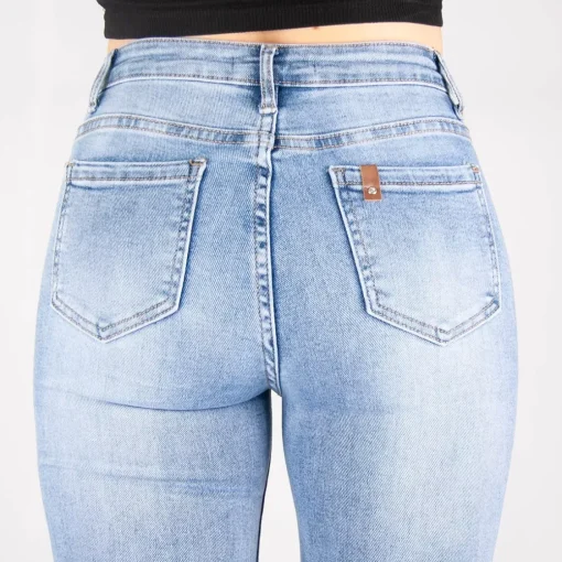JEANS Farkut>Miss Bon stretchfarkut vaaleansininen