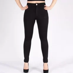 JEANS Housut>Miss Bon stretch-housut musta
