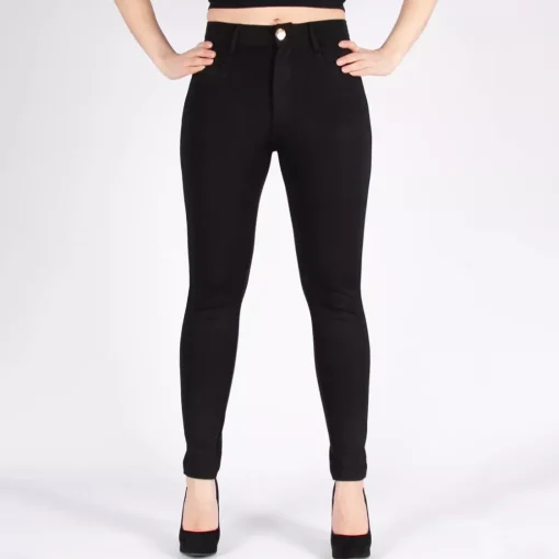 JEANS Housut>Miss Bon stretch-housut musta