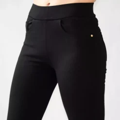 JEANS Housut | Plus!>Miss Bon stretch-housut musta