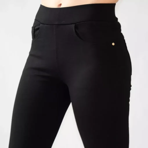 JEANS Housut | Plus!>Miss Bon stretch-housut musta