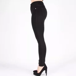 JEANS Housut></noscript>Miss Bon stretch-housut musta