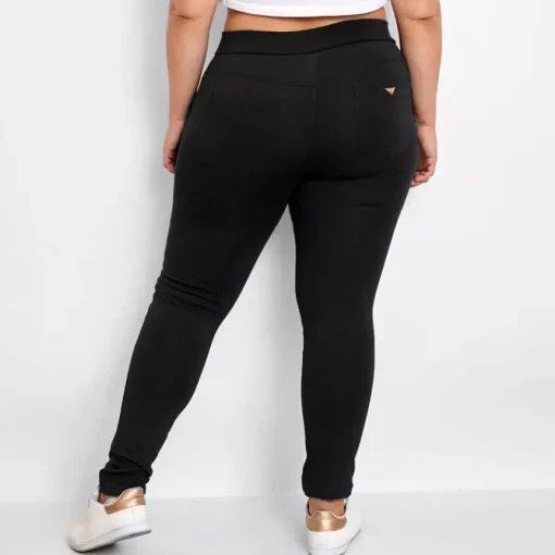 JEANS Housut | Plus!>Miss Bon stretch-housut musta